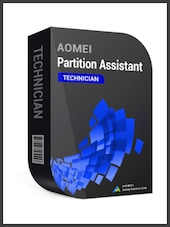 AOMEI Partition Assistant - Technician Nombre illimité d'appareils 1 an AOMEI Clé GLOBAL