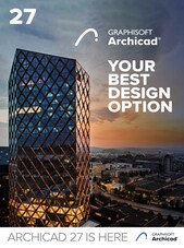 Archicad 27 Educational License (PC) (1 Device, 1 Year)  - Archicad Key - GLOBAL Archicad Key GLOBAL