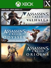 Assassin's Creed Bundle: Assassin's Creed Valhalla, Assassin's Creed Odyssey, and Assassin's Creed Origins (Xbox Series X/S) - Xbox Live Key - UNITED STATES Xbox Live Key UNITED STATES