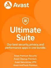 Avast Ultimate Bundle - PC 1 Device 1 an Avast Clé GLOBAL