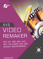AVS Video ReMaker - PC 1 dispozitiv 1 an Avs4you Cheie GLOBAL