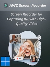 AWZ Screen Recorder Pro - PC 2 Geräte Lebenslang AWZ Schlüssel GLOBAL