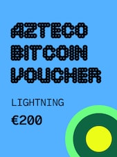 Azteco Bitcoin (Crypto) Lightning Voucher 200 EUR Azteco Schlüssel GLOBAL