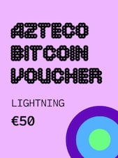 Azteco Bitcoin (Crypto) Lightning Voucher 50 EUR Azteco Schlüssel GLOBAL