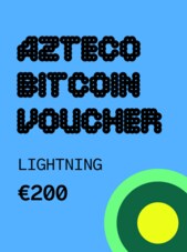 Azteco Bitcoin Lightning Voucher 200 EUR Azteco Key GLOBAL