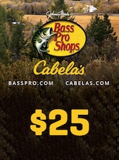 Bass Pro / Cabela's Gift Card 25 USD Cabela's Key UNITED STATES