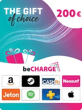 beCHARGE Giftcard 200 EUR - EUROPE EVROPA