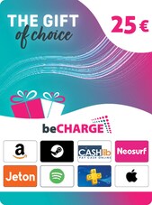 beCHARGE Giftcard 25 EUR - EUROPE EVROPA