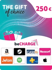 beCHARGE Giftcard 250 EUR - EUROPE EVROPA