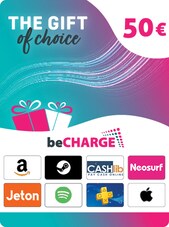 beCHARGE Giftcard 50 EUR - EUROPE EVROPA