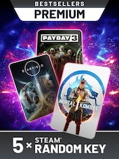 Bestsellers Random 5 Keys Premium (PC) - Steam Key  - GLOBAL Steam Key GLOBAL