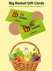 Bigbasket Gift Card 1000 INR BigBasket Key INDIA
