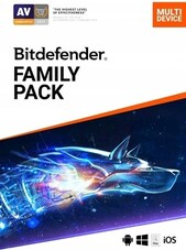 Bitdefender Family Pack - Standard Edition PC, Android, Mac, iOS 2 ani Bitdefender Cheie STATELE UNITE / CANADA