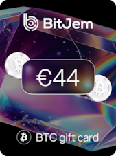 BitJem Crypto Gift Card Bitcoin 44 EUR BitJem Schlüssel GLOBAL