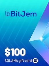 BitJem Crypto Gift Card SOL 100 USD BitJem Key GLOBAL