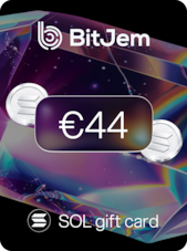 BitJem Crypto Gift Card SOL 44 EUR BitJem Klucz GLOBALNY