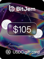 BitJem Crypto Gift Card USDC 105 USD BitJem Key GLOBAL