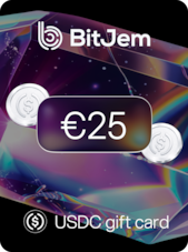 BitJem Crypto Gift Card USDC 25 EUR BitJem Chiave GLOBALE