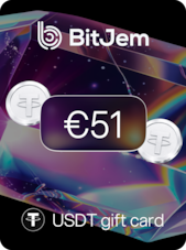 BitJem Crypto Gift Card USDT 51 EUR BitJem Key GLOBAL