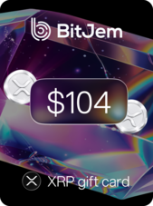 BitJem Crypto Gift Card (XRP) 104 USD BitJem Key GLOBAL