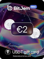 BitJem MAX Crypto Gift Card (USDT) 2 EUR BitJem Key GLOBAL