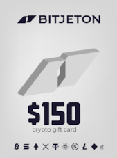 BitJeton Crypto Gift Card 150 USD BitJeton Key GLOBAL