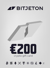 BitJeton Crypto Gift Card 200 EUR BitJeton Key GLOBAL
