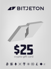 BitJeton Crypto Gift Card 25 USD BitJeton Key GLOBAL