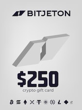 BitJeton Crypto Gift Card 250 USD BitJeton Key GLOBAL