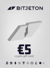 BitJeton Crypto Gift Card 5 USD BitJeton Key GLOBAL
