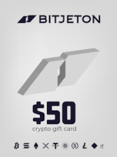 BitJeton Crypto Gift Card 50 USD BitJeton Key GLOBAL