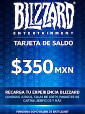Blizzard Gift Card 350 MXN Battle.net Key For MXN Currency Only