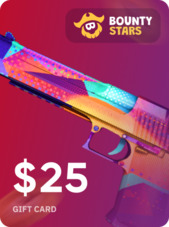 BountyStars Gift Card 25 USD - BountyStars Key - GLOBAL BountyStars Kulcs GLOBÁLIS