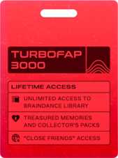 BraindanceVR Turbofap3000 À vie Clé braindancevr GLOBAL