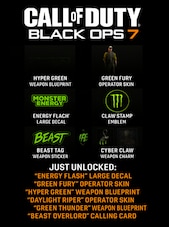 Call of Duty: Black Ops 7 Exclusive Monster Energy Full Set Pack PC, PS5, PS4, Xbox Series X/S, Xbox One Call of Duty Official Key GLOBAL