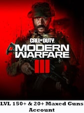 Call of Duty: Warzone 3 Account Level 150+ 20+ Maxed Guns PC Call of Duty Official Account GLOBAL