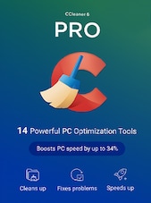 CCleaner Professional - Professional PC 1 PC 1 año CCleaner Clave GLOBAL