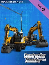 Construction Simulator 2015: Liebherr A 918 Steam Key GLOBAL Steam Klíč GLOBÁLNÍ