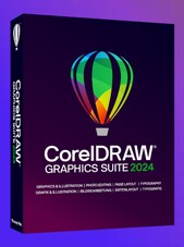 CorelDRAW Graphics Suite 2024 - PC, Mac 1 Device Lebenslang Corel Schlüssel GLOBAL