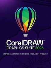 CorelDRAW Graphics Suite 2026 - PC 1 Appareil À vie Corel Clé GLOBAL