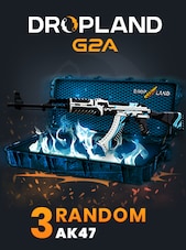 Counter Strike 2 RANDOM 3 CASE AK-47 SKIN PC BY DROPLAND.NET Key GLOBAL