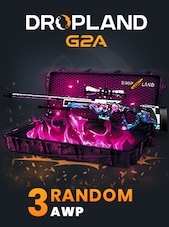 Counter Strike 2 RANDOM 3 CASE AWP SKIN PC BY DROPLAND.NET Clave GLOBAL