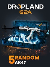 Counter Strike 2 RANDOM 5 CASE AK-47 SKIN PC BY DROPLAND.NET Cheie GLOBAL