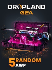 Counter Strike 2 RANDOM 5 CASE AWP SKIN PC BY DROPLAND.NET Cheie GLOBAL