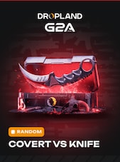 Counter Strike 2 RANDOM 5 CASE COVERT VS. KNIFE SKIN PC BY DROPLAND.NET Klucz GLOBALNY