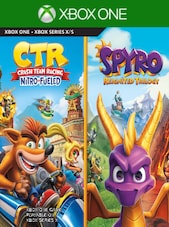 Crash Team Racing Nitro-Fueled + Spyro Game Bundle Xbox One Xbox Live Konto GLOBALNY
