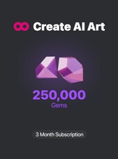 CreatePorn.com Subscription 250k Gems/Mo 3 měsíce Klíč CreatePorn GLOBÁLNÍ