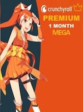 Crunchyroll Premium Mega Fan 1 mese Crunchyroll Chiave GLOBALE
