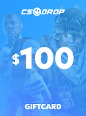 CSDROP Gift Card – CS2 / CS:GO Case Opening (Instant Code) 100 USD CSDROP.com Key GLOBAL
