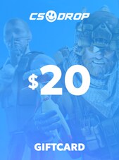 CSDROP Gift Card – CS2 / CS:GO Case Opening (Instant Code) 20 USD - CSDROP.com Key - GLOBAL CSDROP.com Key GLOBAL